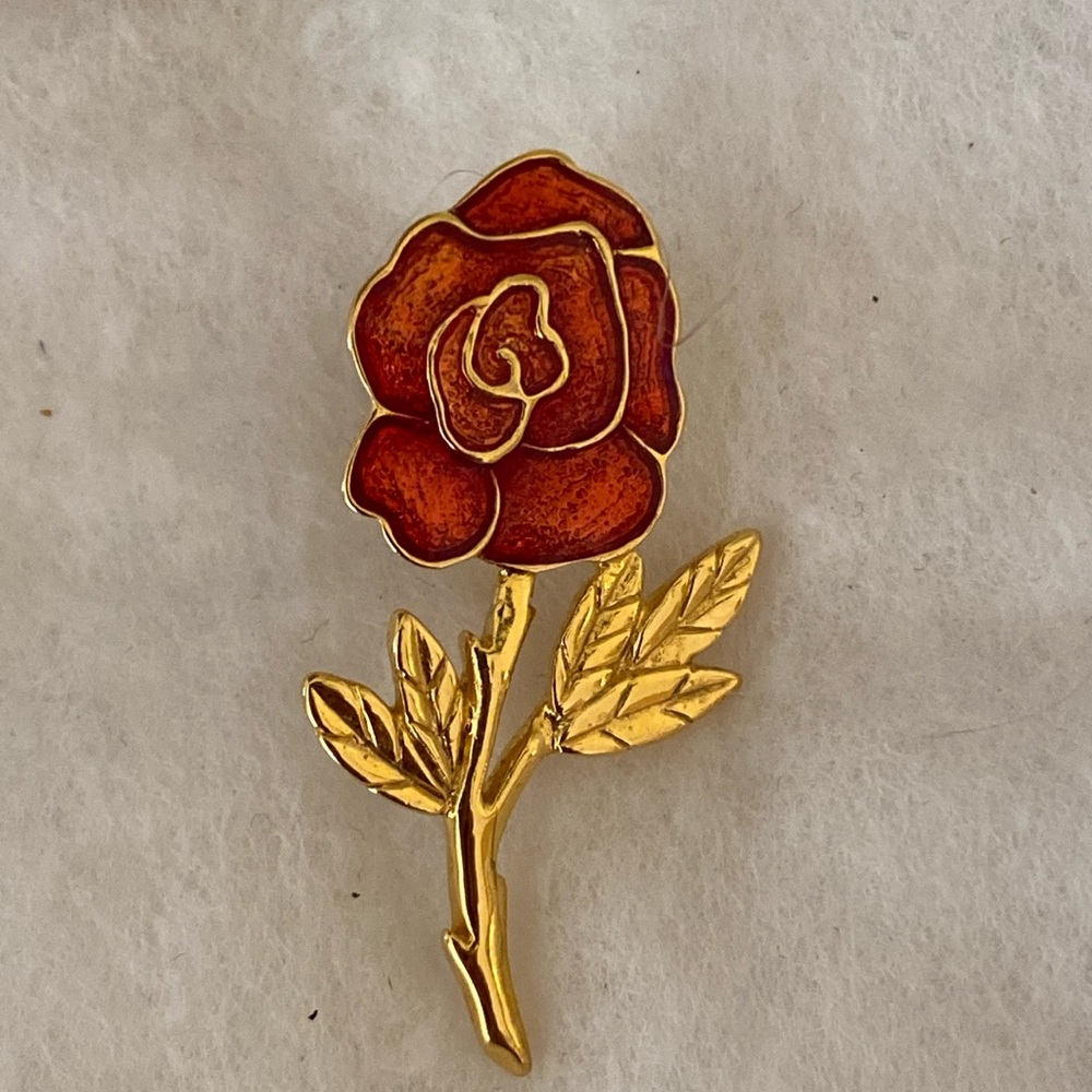 MONET Vintage Rose Pin/Brooch